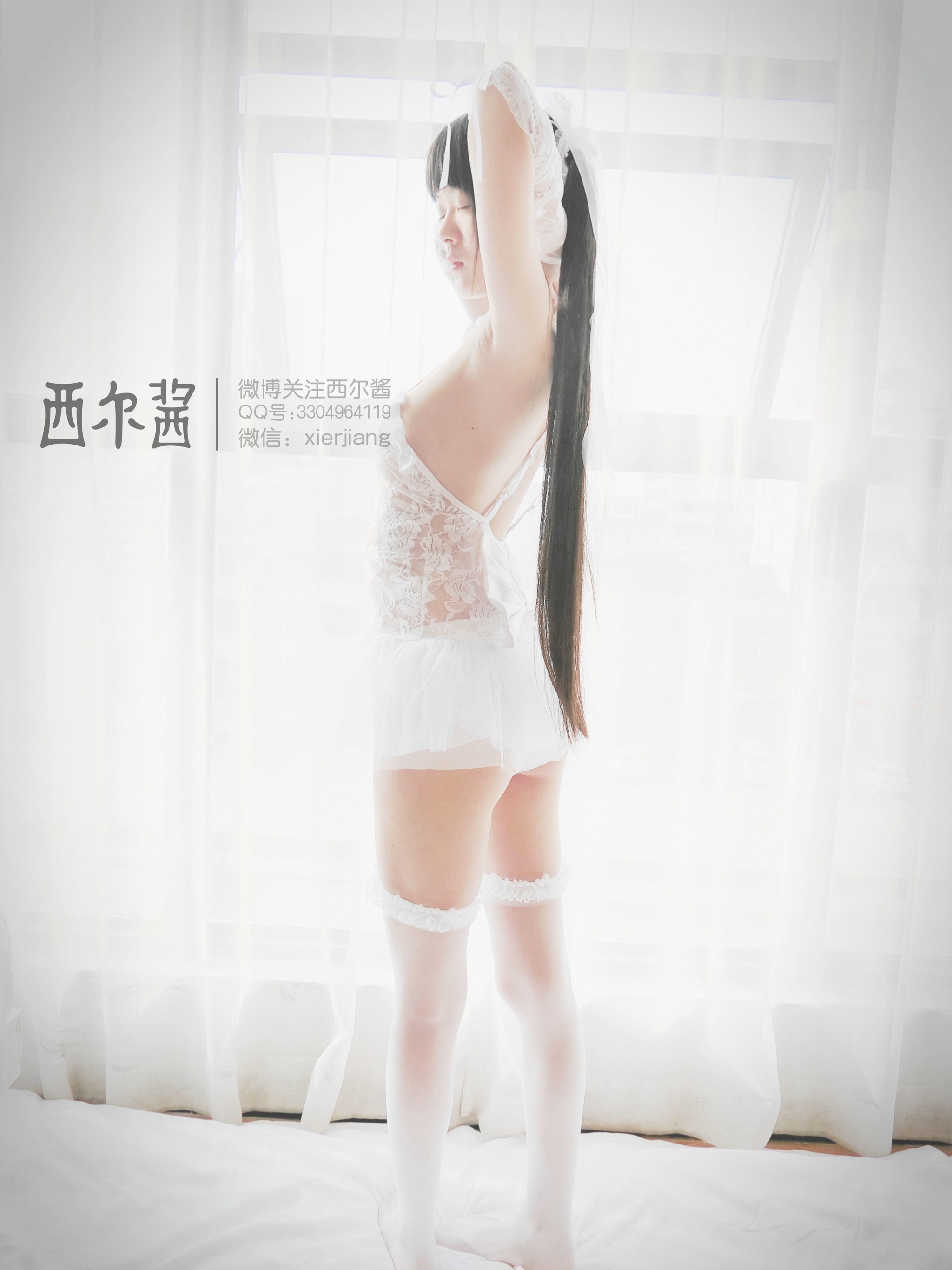 图片[1]-西尔酱_NO.005 纯白花嫁 [96P]-XikXak